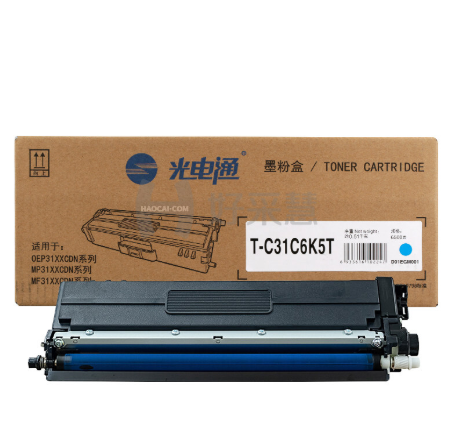光电通/TOEC T-C31C6K5T 粉盒 青色（适用于OEP3110/3112/3115CDN、MP3100/3104/3105CDN打印机)（支）